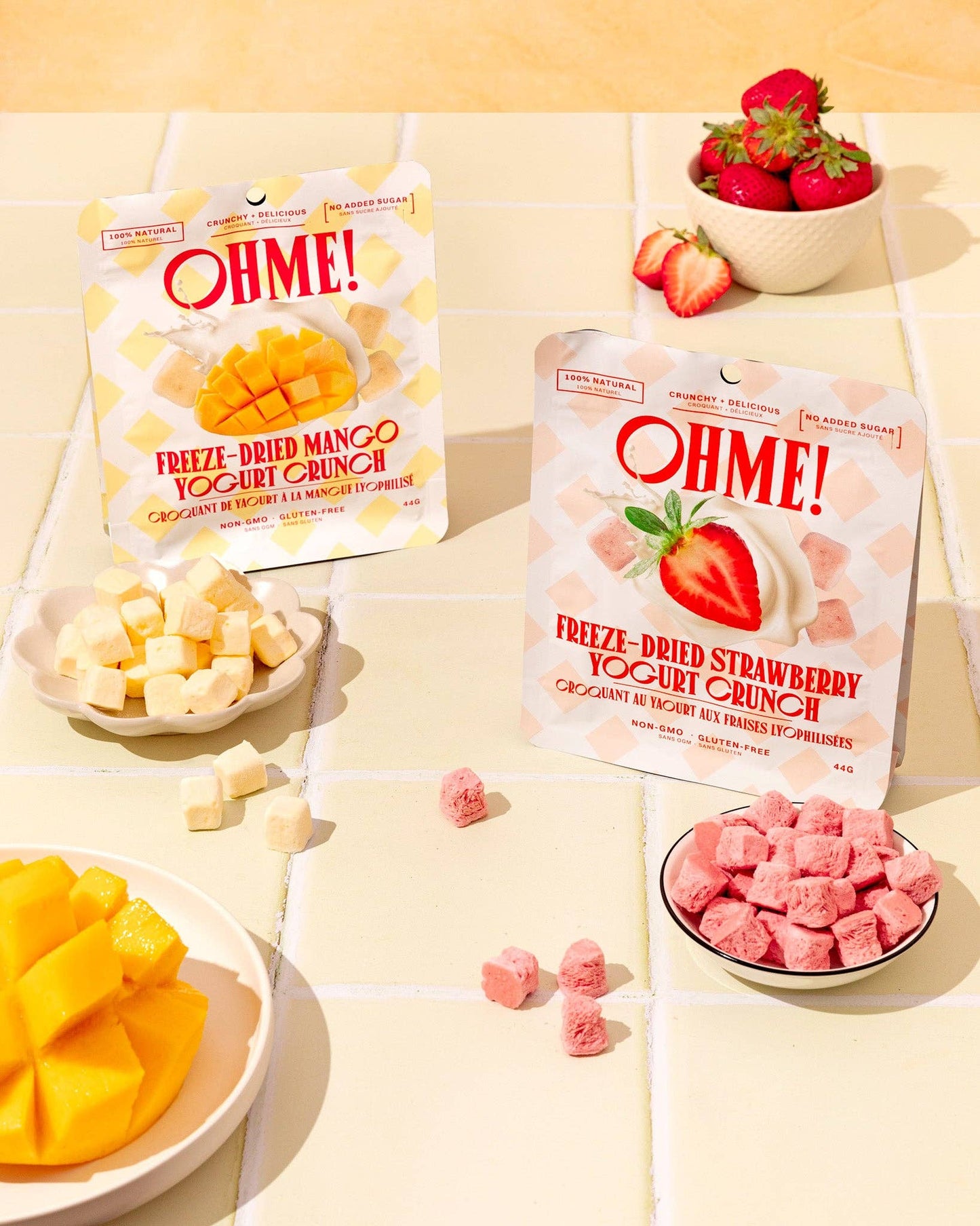 OHME! Foods - Freeze Dried Mango Yogurt Crunch