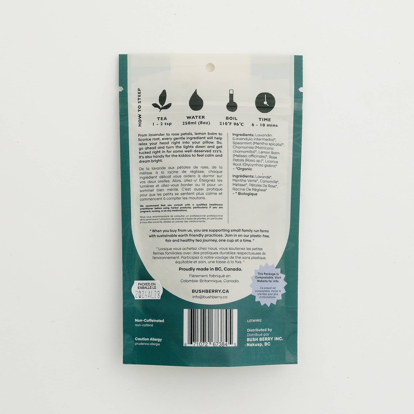 Bush Berry - Organic Sweet Dreams Loose Leaf Tea