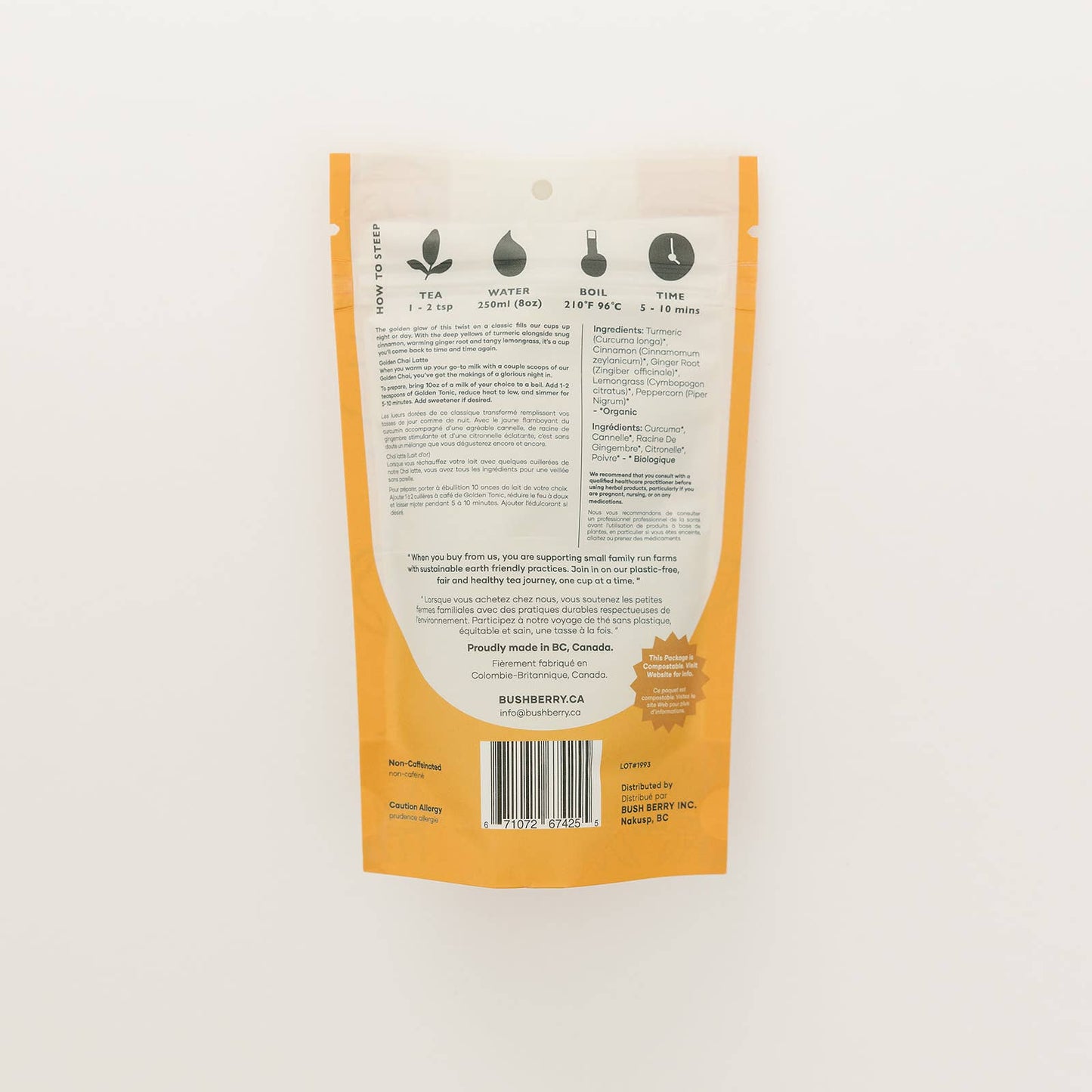 Bush Berry - Organic Golden Tonic Loose Leaf Tea