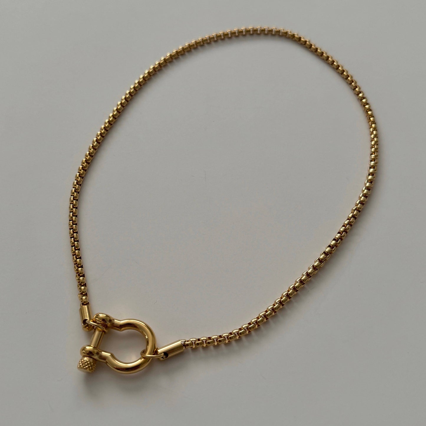 Namaste Jewelry - Horseshoe Carabiner Necklace