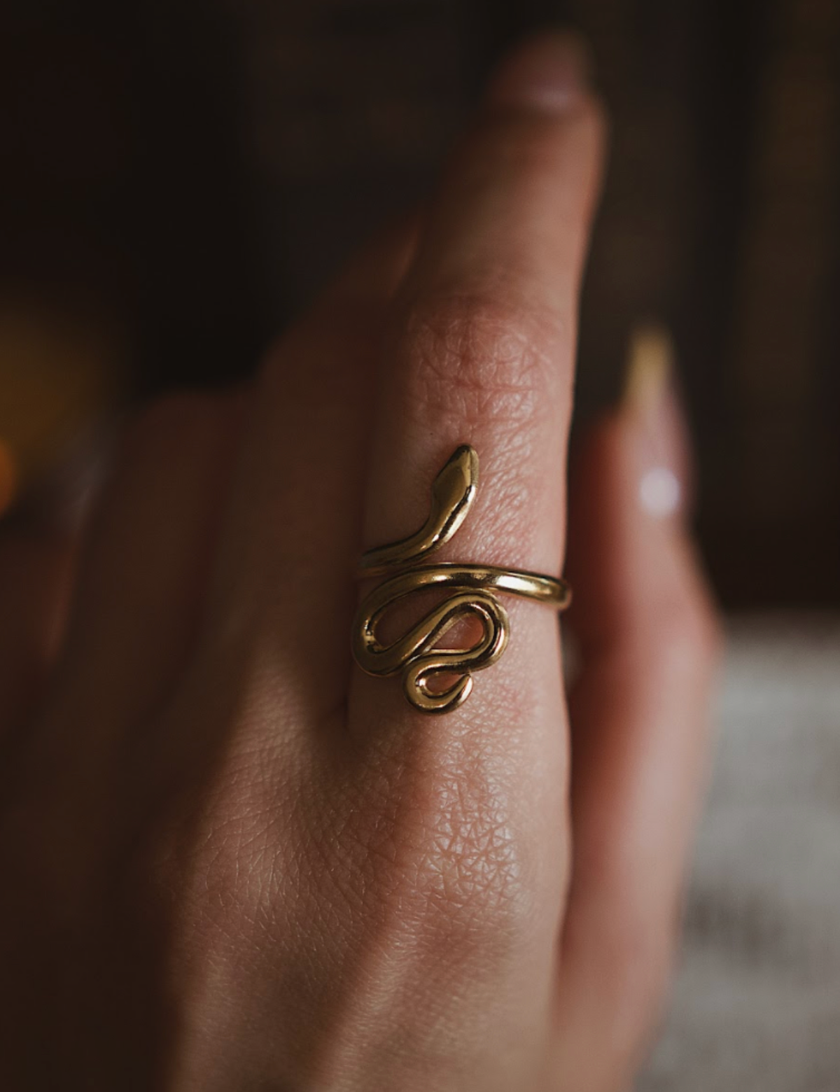 Gold Ring - Snake