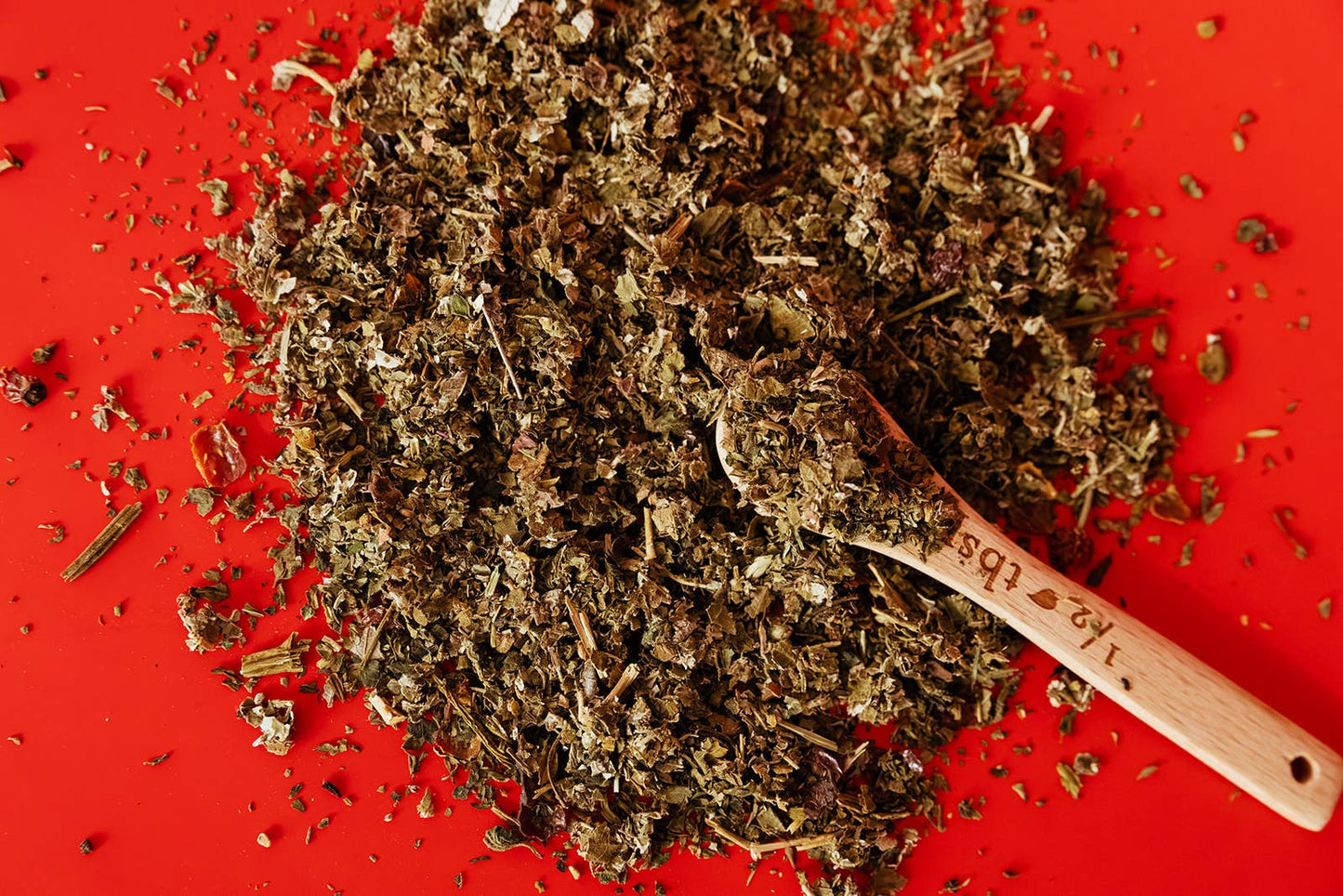 Bush Berry - Organic Raspberry Leaf + Mint Tea Loose Leaf Tea