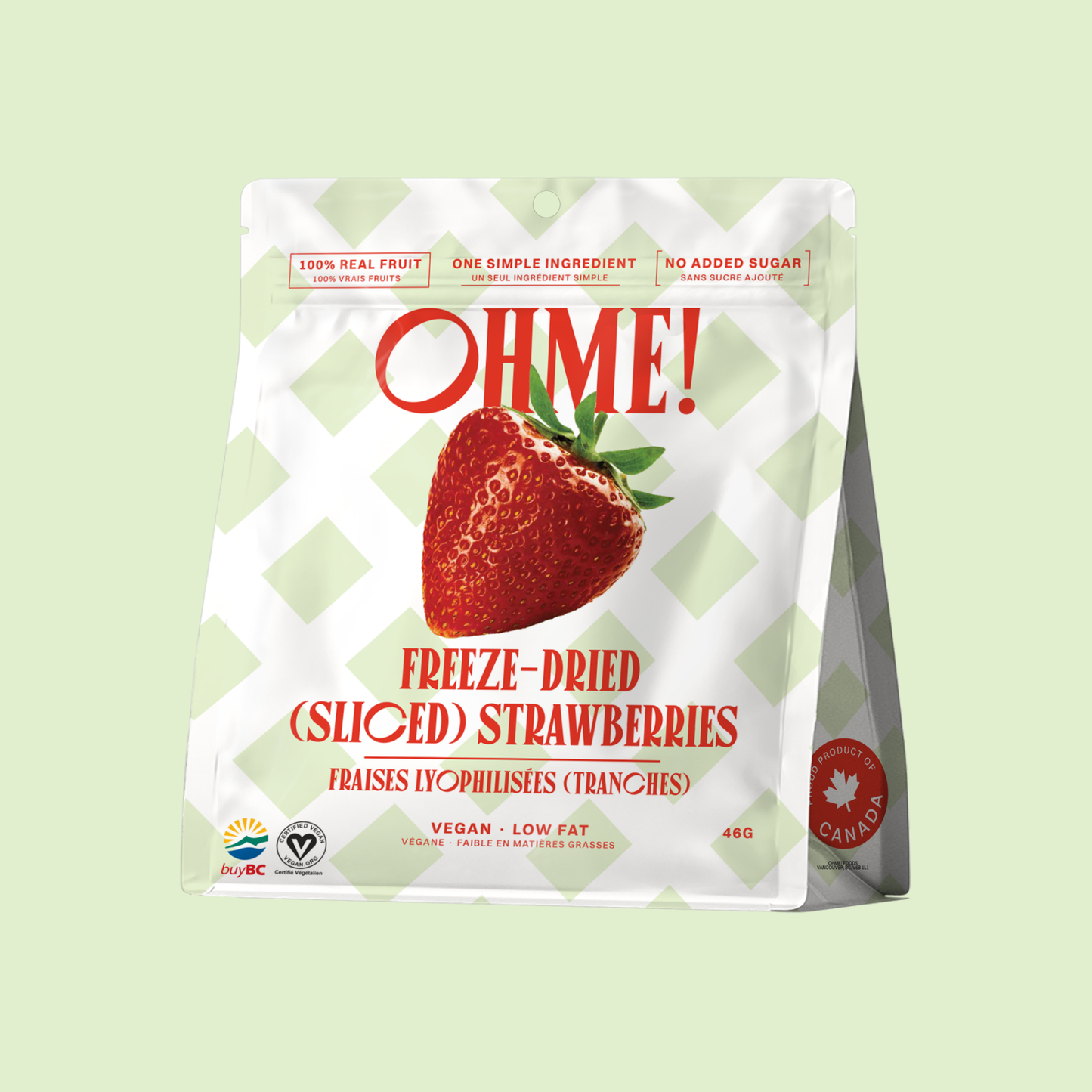 OHME! Foods - Freeze-Dried Strawberries