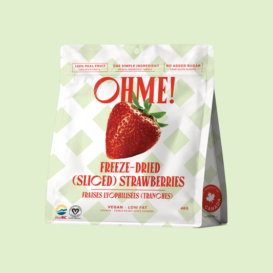 OHME! Foods - Freeze-Dried Strawberries