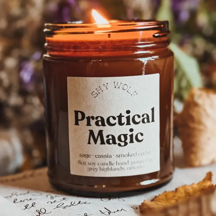 Shy Wolf Candles