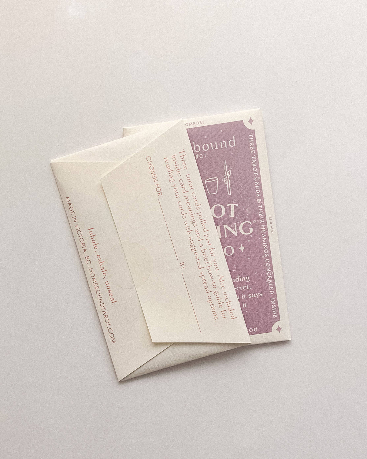 Homebound Tarot - Tarot Reading to-go