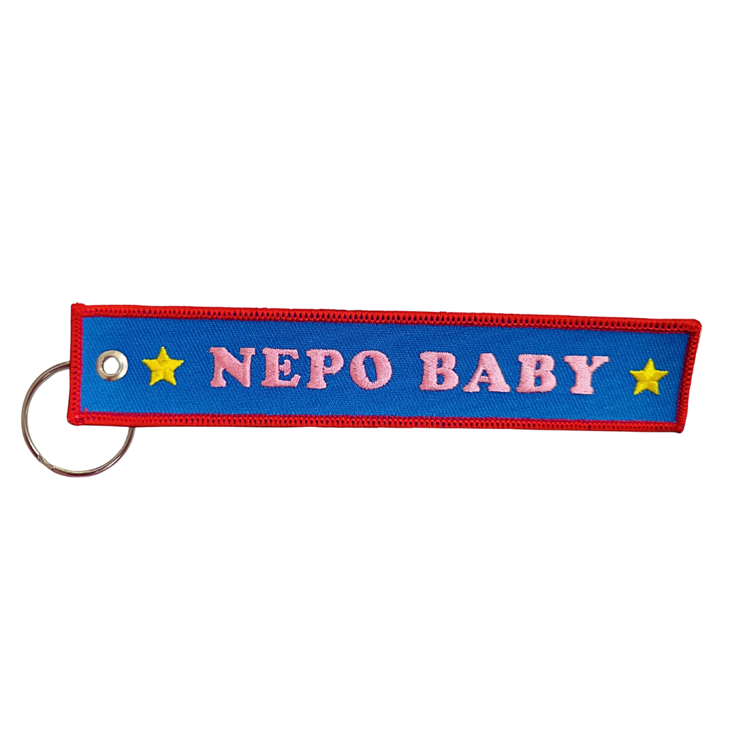 Lucky Goods Paper - Embroidered Keychain