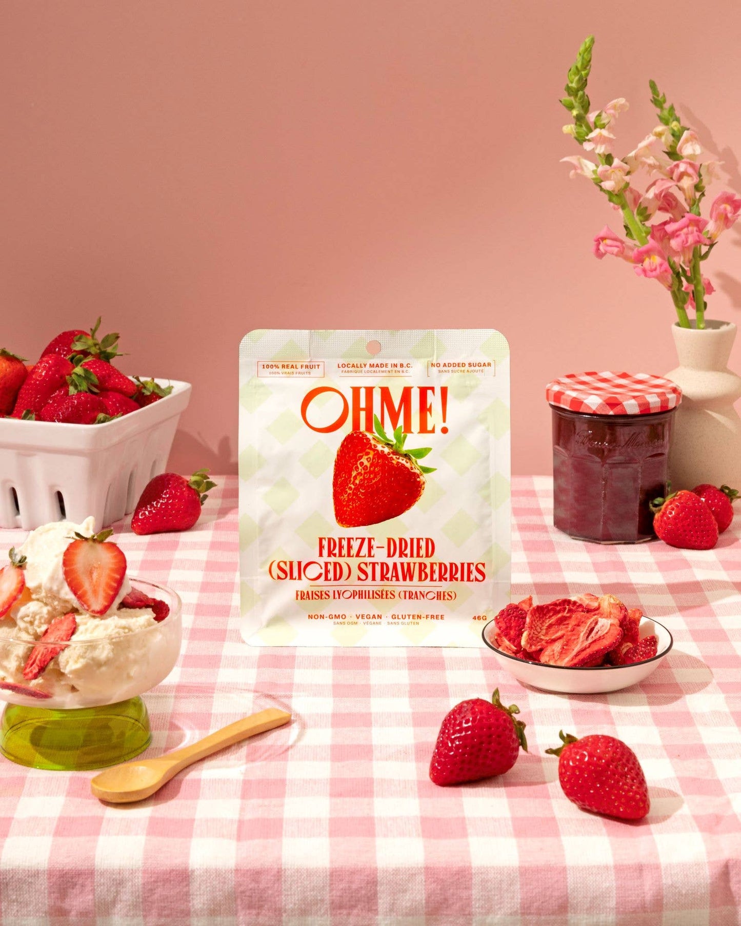 OHME! Foods - Freeze-Dried Strawberries