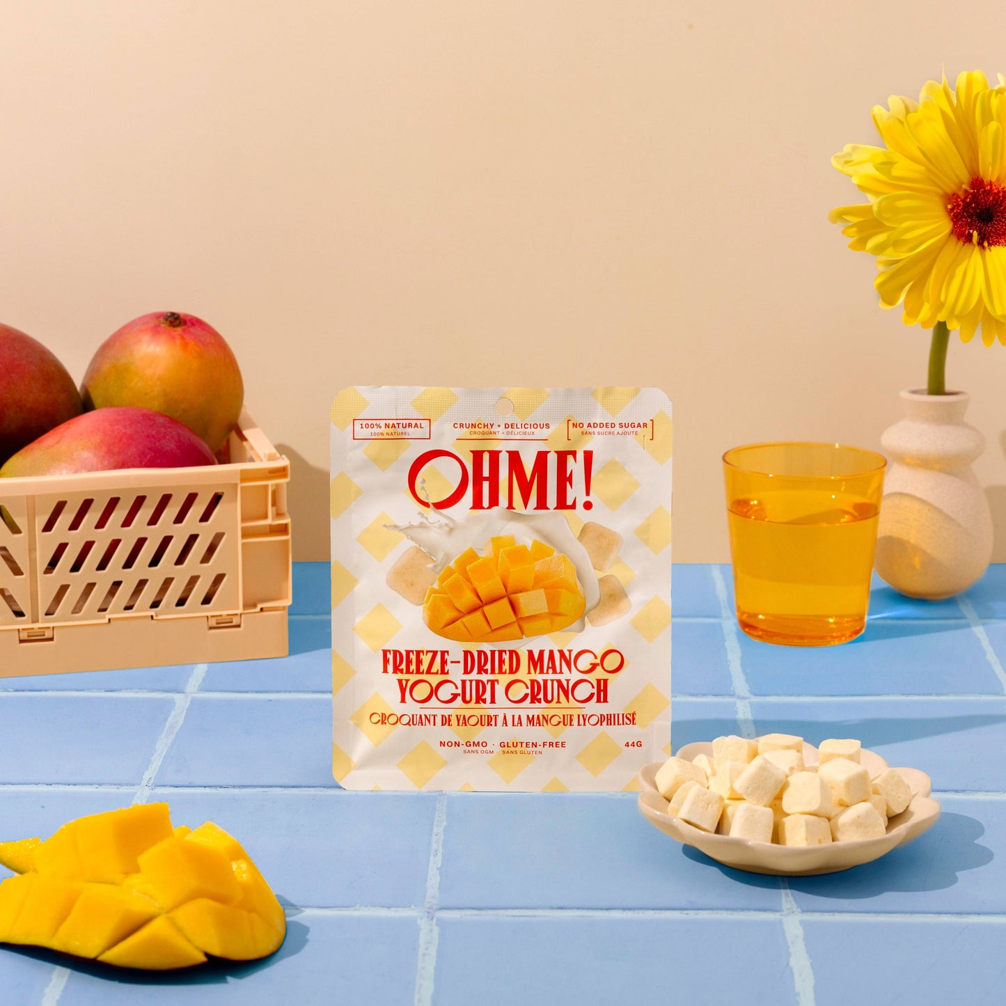 OHME! Foods - Freeze Dried Mango Yogurt Crunch