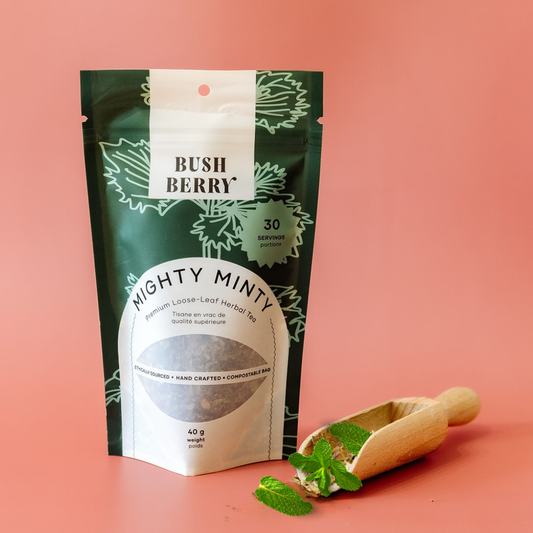 Bush Berry - Organic Mighty Minty loose leaf tea
