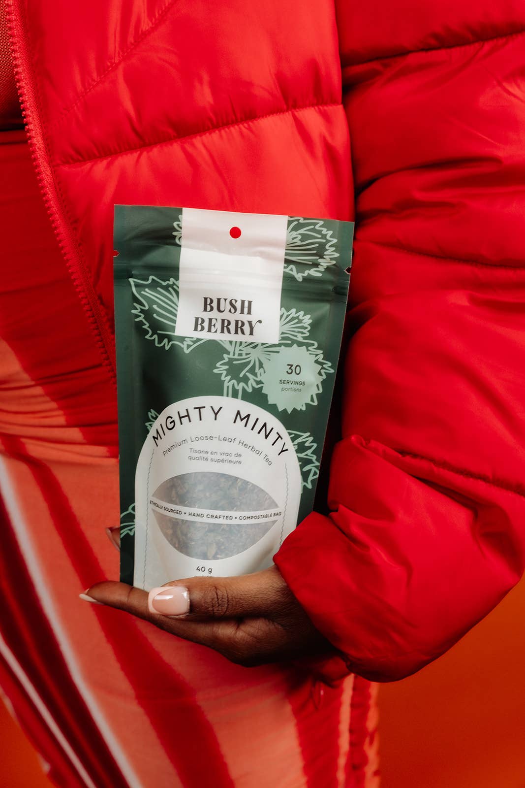 Bush Berry - Organic Mighty Minty loose leaf tea