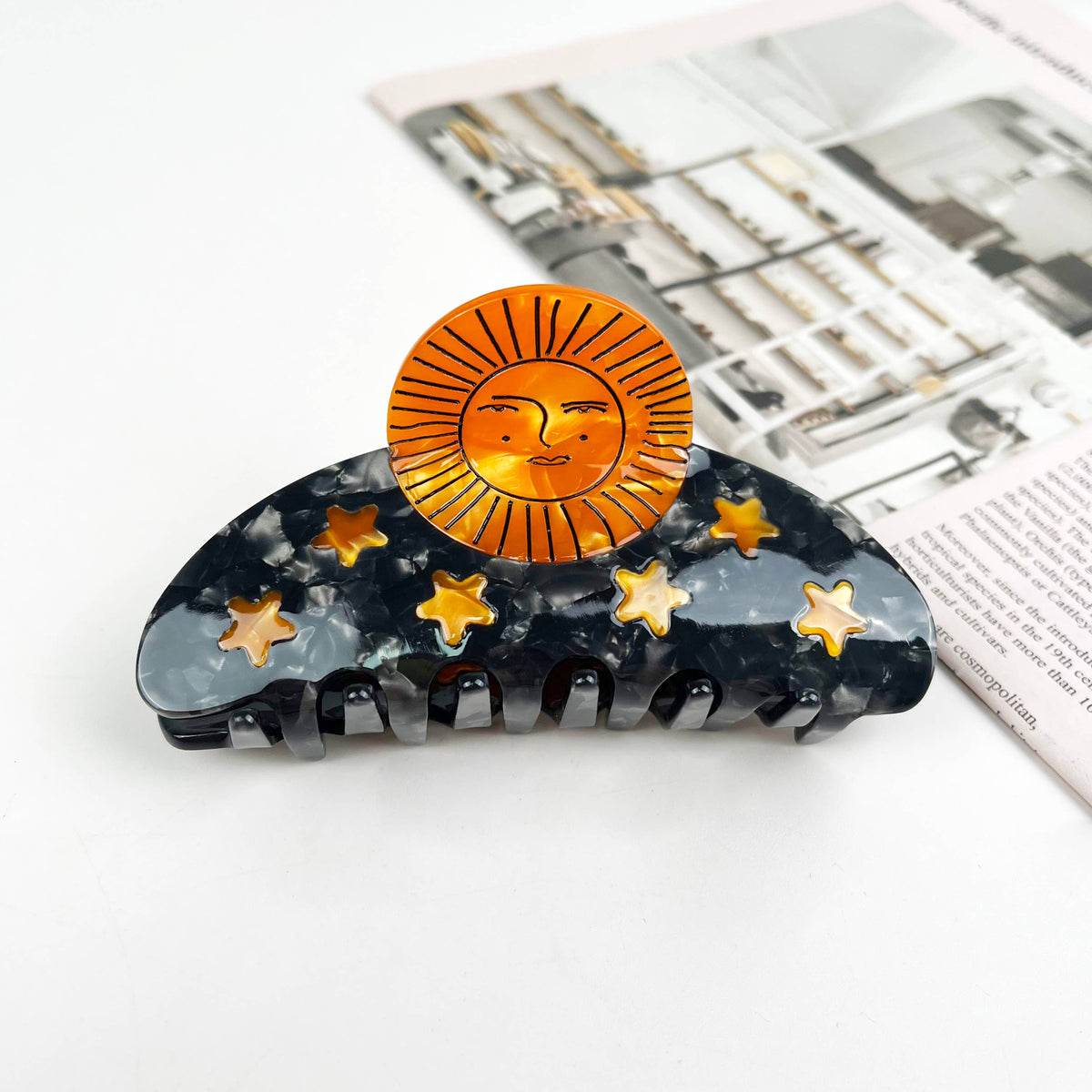 Sun & Moon Claw Clip