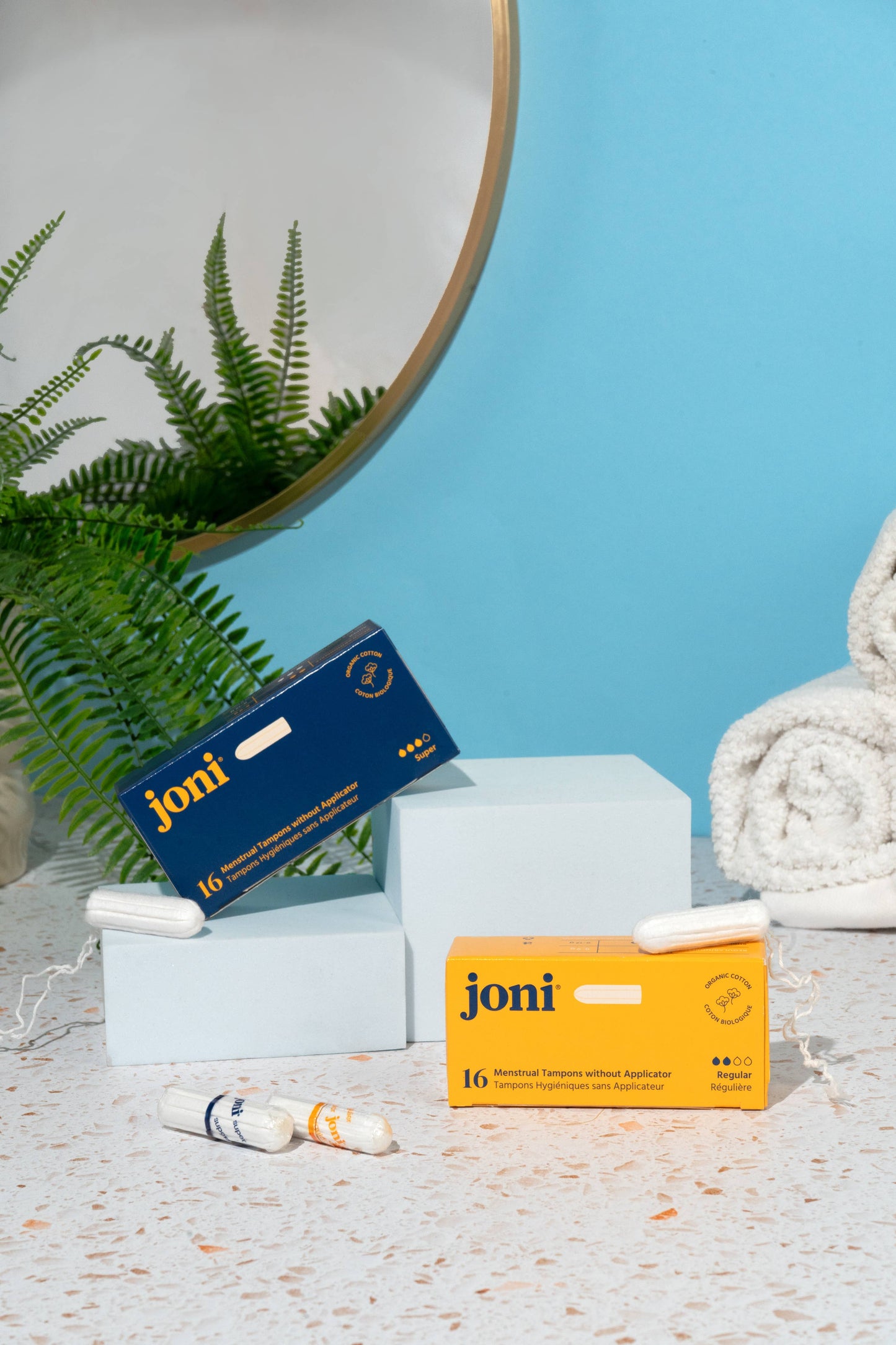 joni - Organic Cotton Non-Applicator Tampons