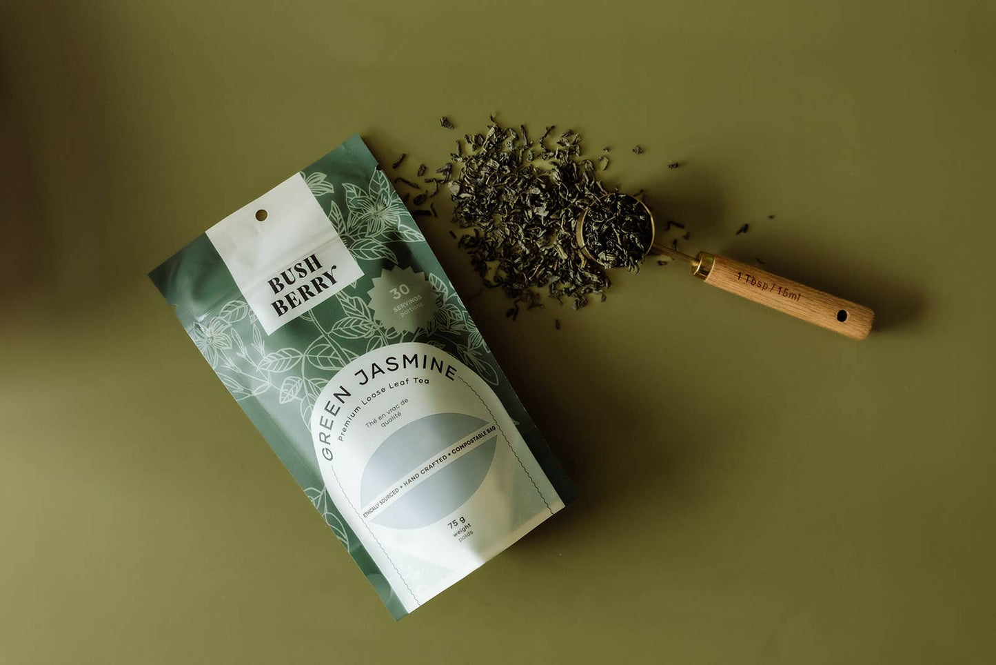 Bush Berry - Organic Green Jasmine Tea