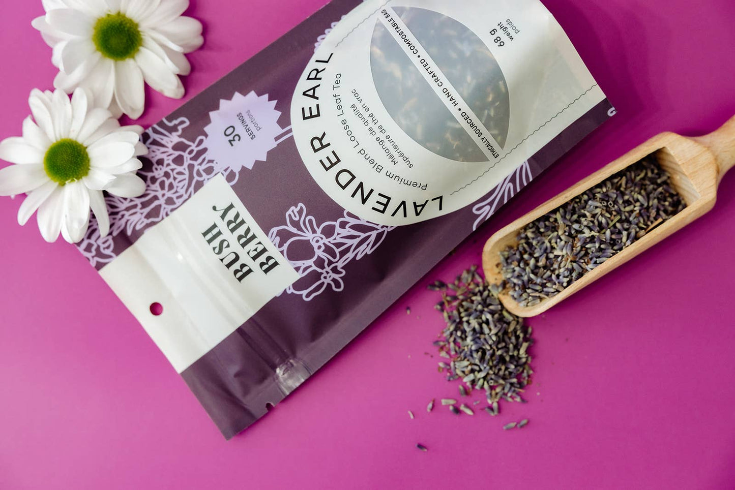 Bush Berry - Organic Lavender Earl Loose leaf tea