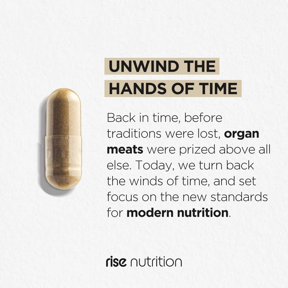 Rise Nutrition - Grass-Fed Beef Liver