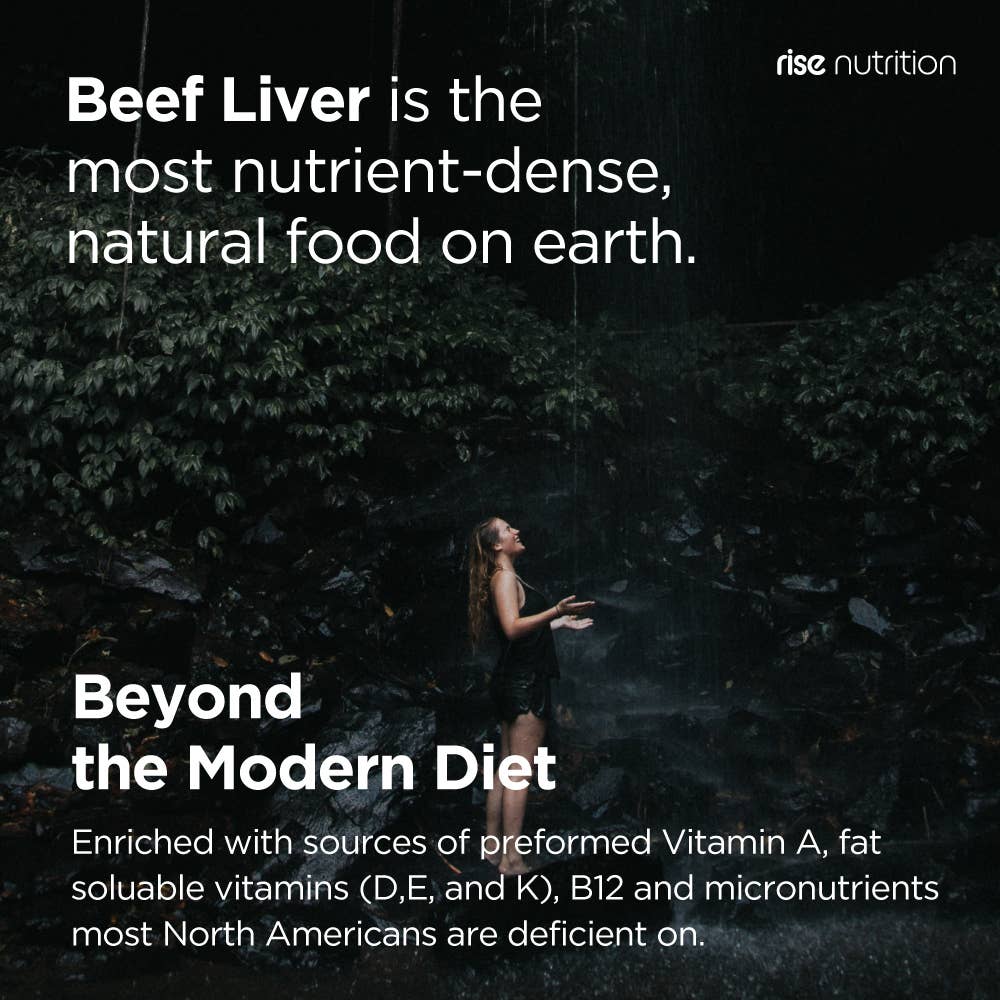 Rise Nutrition - Grass-Fed Beef Liver