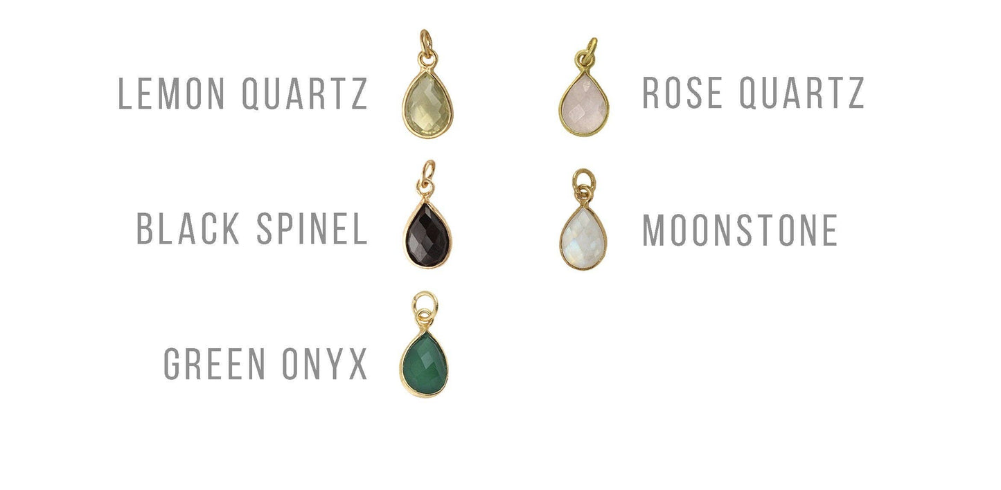 Hunter & Trove - Isla Teardrop Crystal Necklace