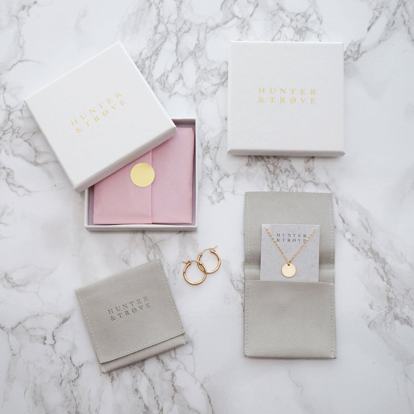 Hunter & Trove - Hoop Earrings