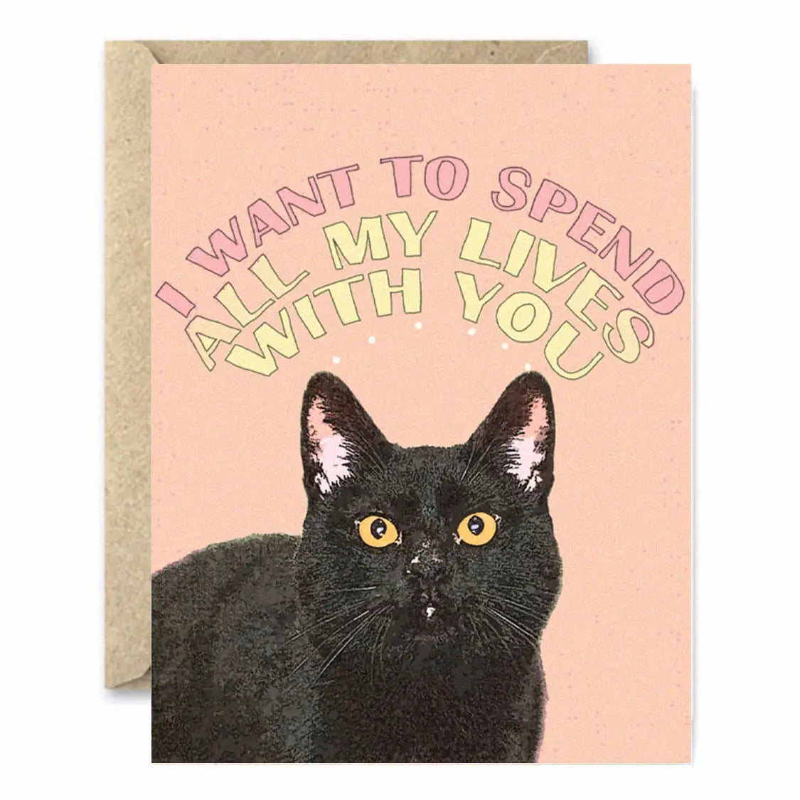 Greeting Card - Consideate Cat