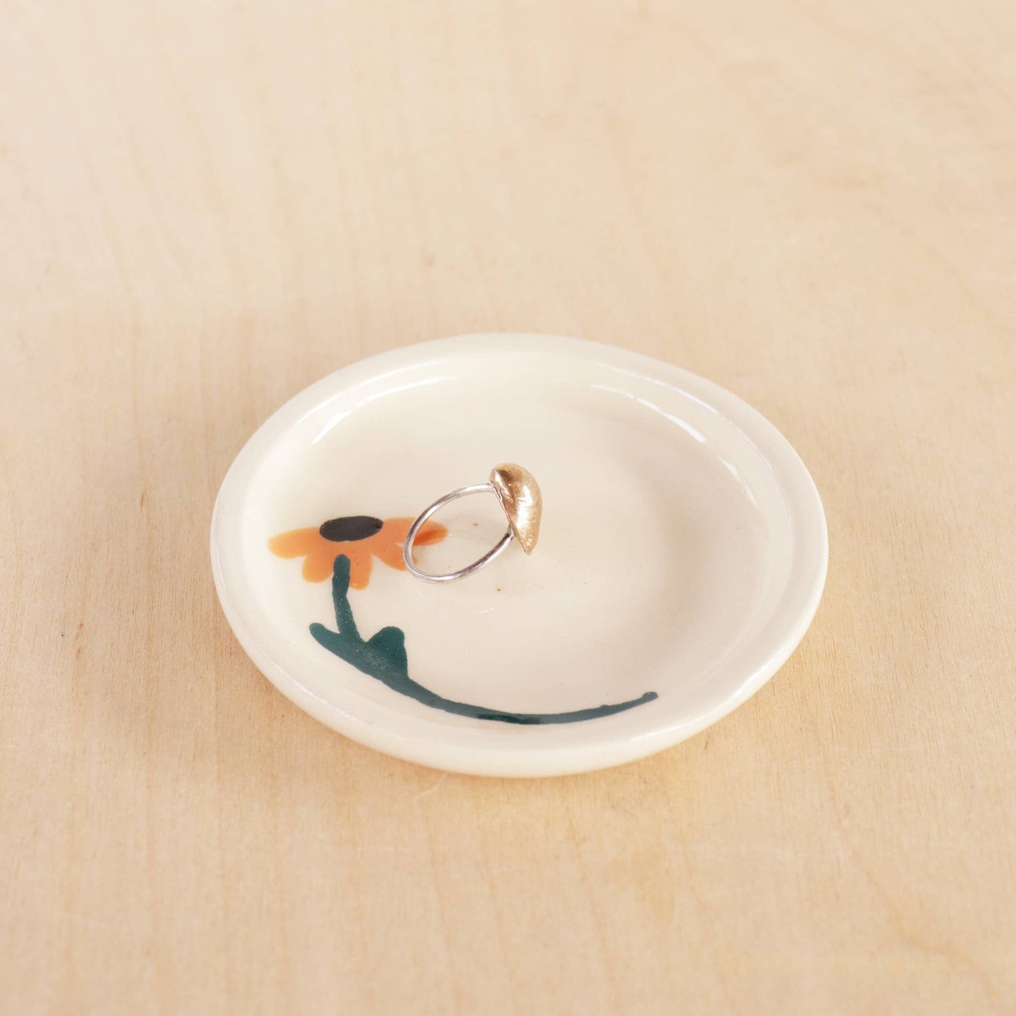 Nightshift Ceramics - Ceramic Floral Ring Dish
