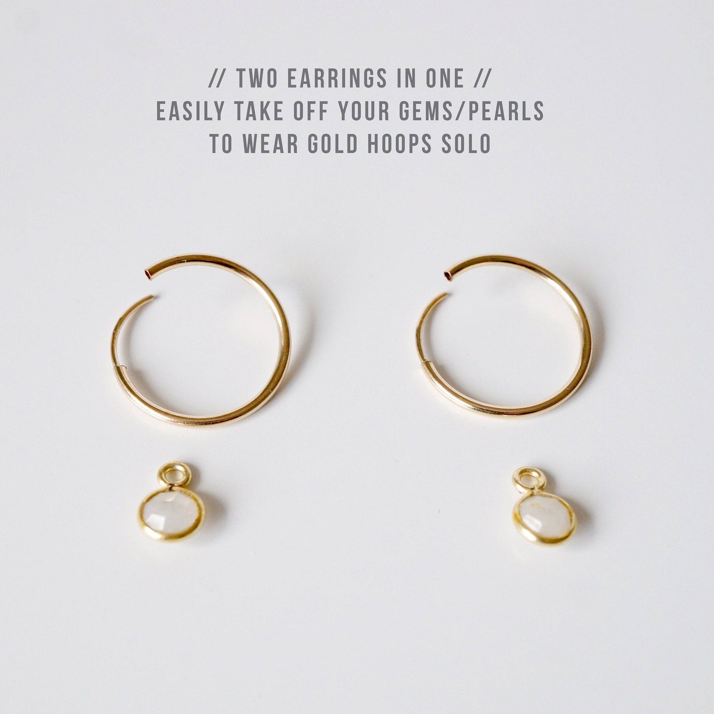 Hunter & Trove - Hoop Earrings