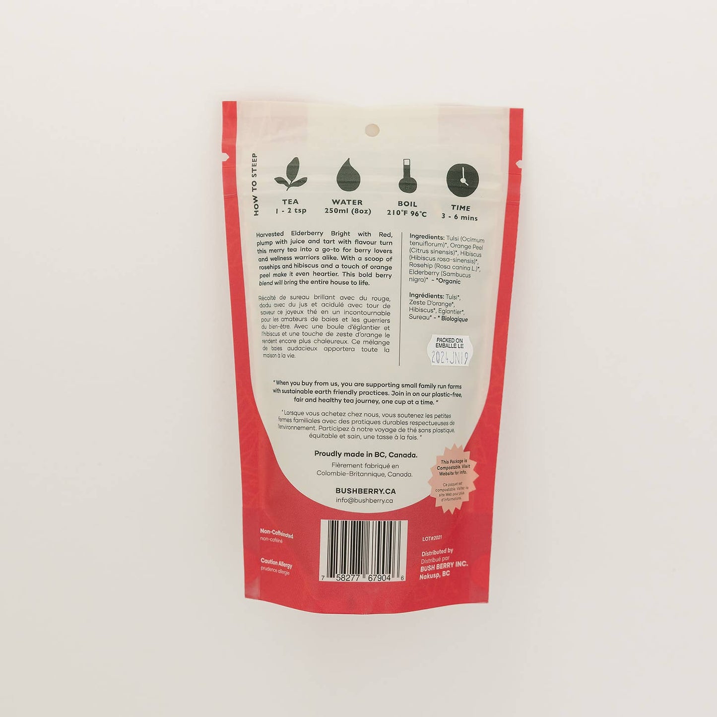 Bush Berry - Organic Berry Berry Loose Leaf Tea