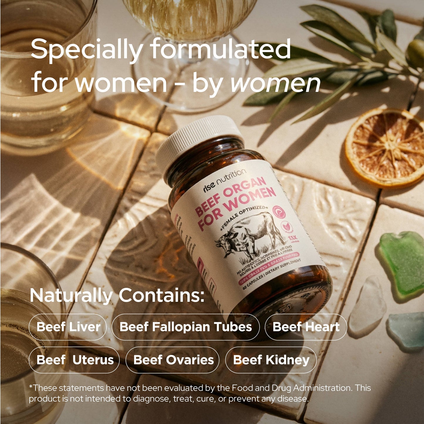 Rise Nutrition - Female Optimized Beef Organs