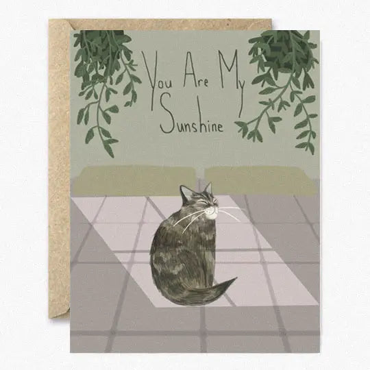 Greeting Card - Consideate Cat