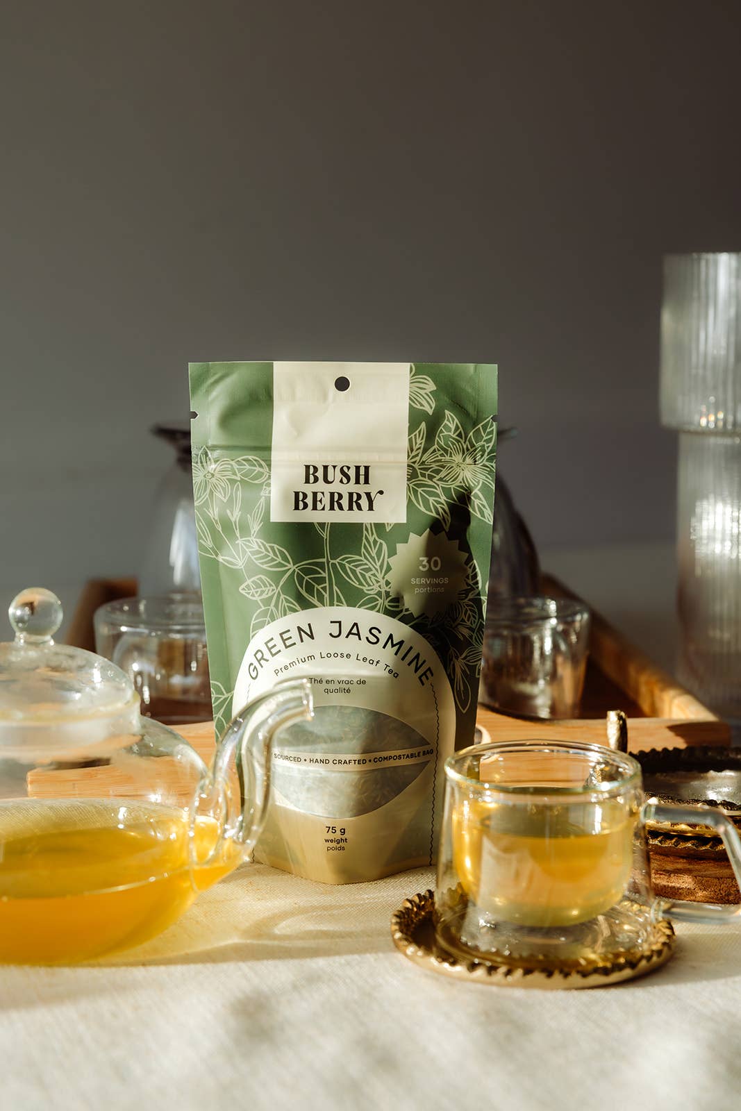 Bush Berry - Organic Green Jasmine Tea