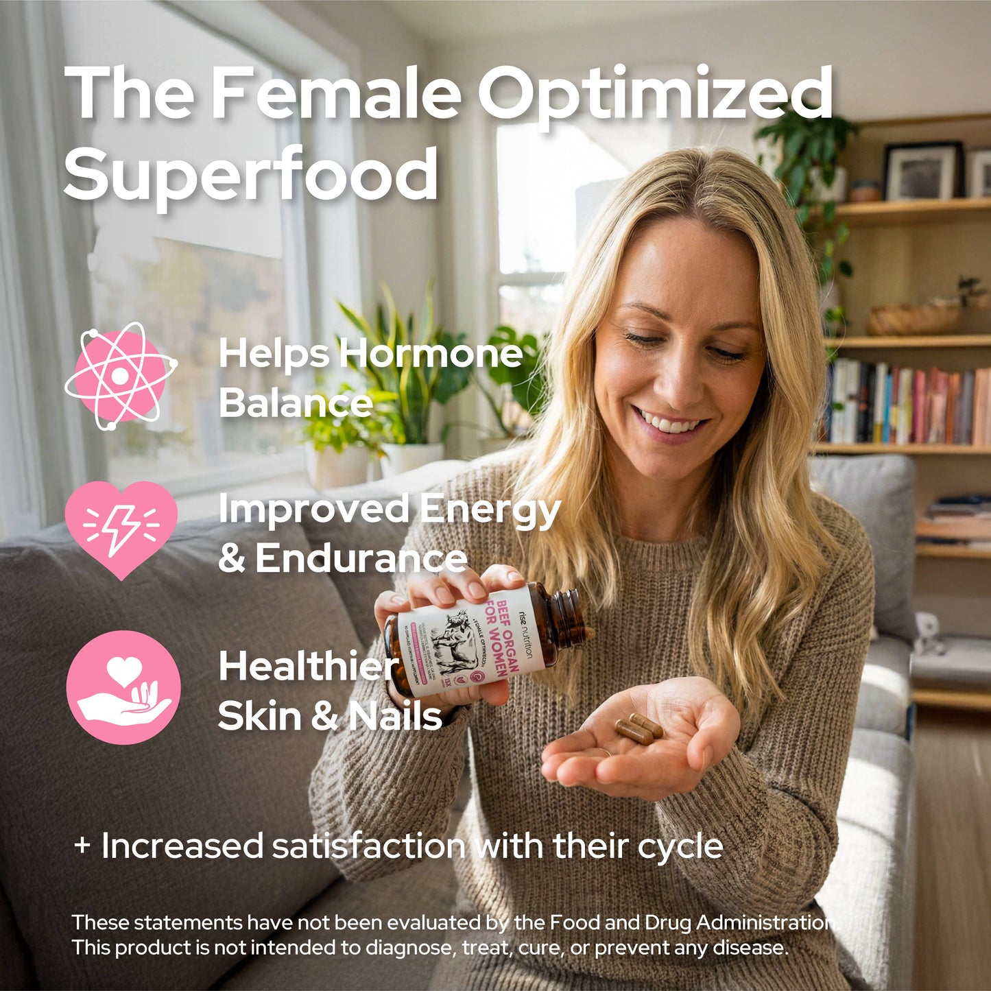 Rise Nutrition - Female Optimized Beef Organs