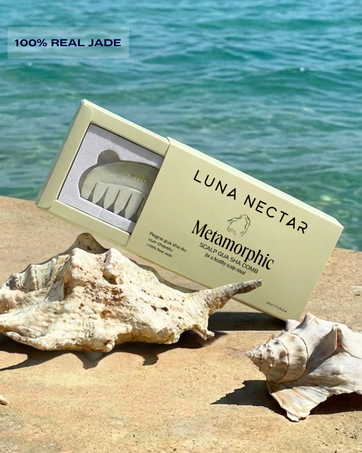 Luna Nectar - Metamorphic Scalp Gua Sha Tool