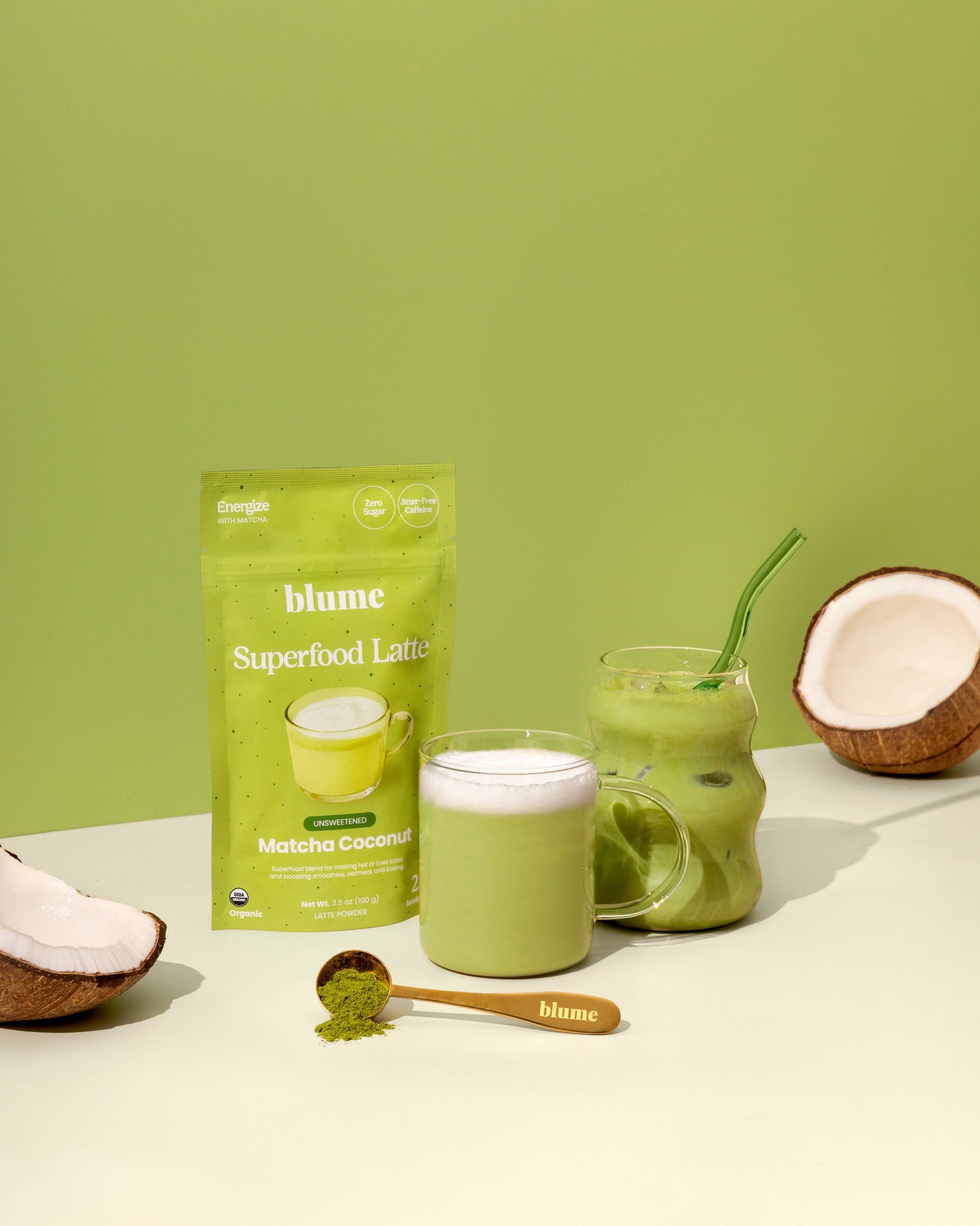 Blume - Superfood Latte Powder: Matcha Coconut