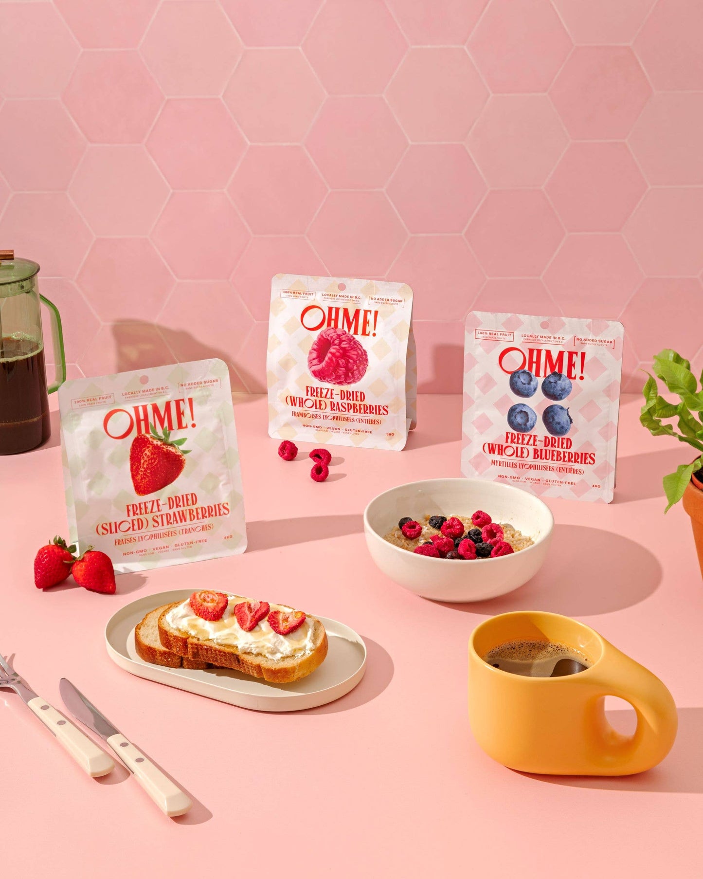 OHME! Foods - Freeze-Dried Strawberries