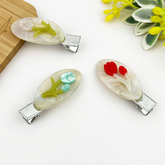 Hair Clip - Tulip Barrette